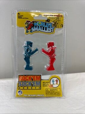 New Worlds Smallest ROCK'EM SOCK'EM ROBOTS Boxing Miniature Toy 2017 Mattel